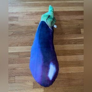Eggplant Shaped Pillow - smoke free/pet-free home
